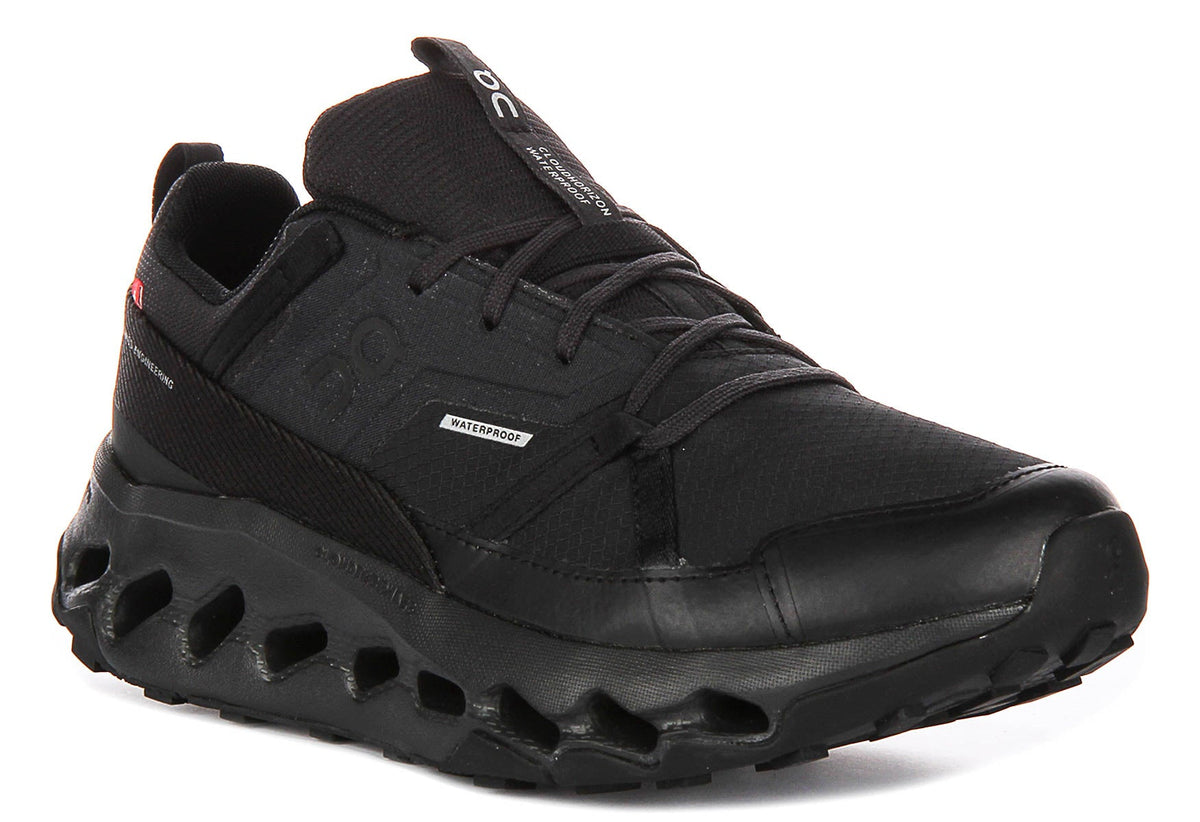 On Running Cloudhorizon Waterproof In Black For Women