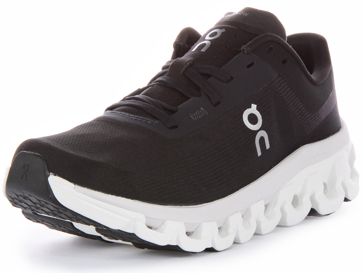 On Running Cloudflow 4 In Black White For Women